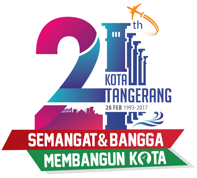 KEC LARANGAN  Logo Resmi HUT Kota Tangerang ke24