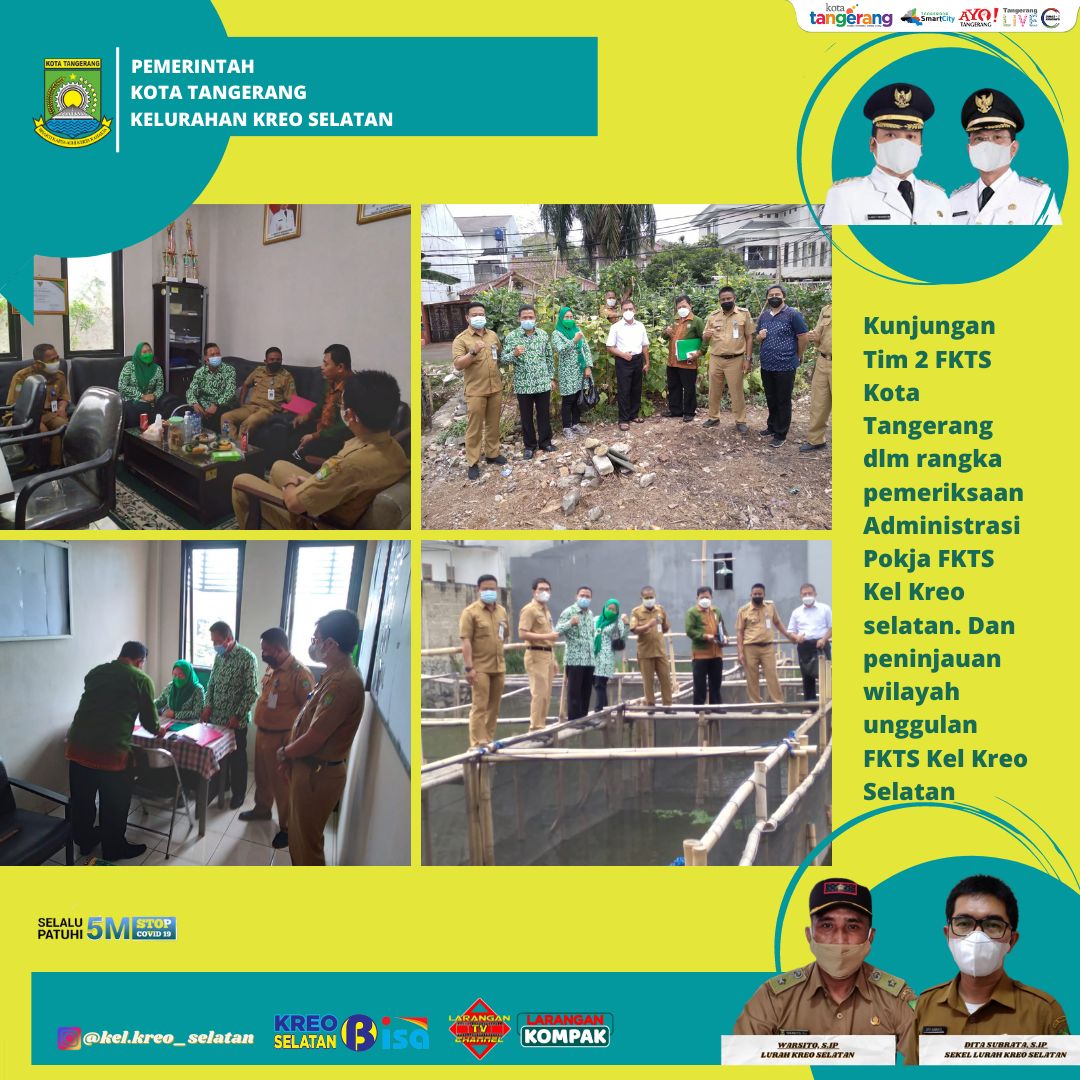 Kunjungan FKTS Kota Tangerang Ke Pokja FKTS Kelurahan