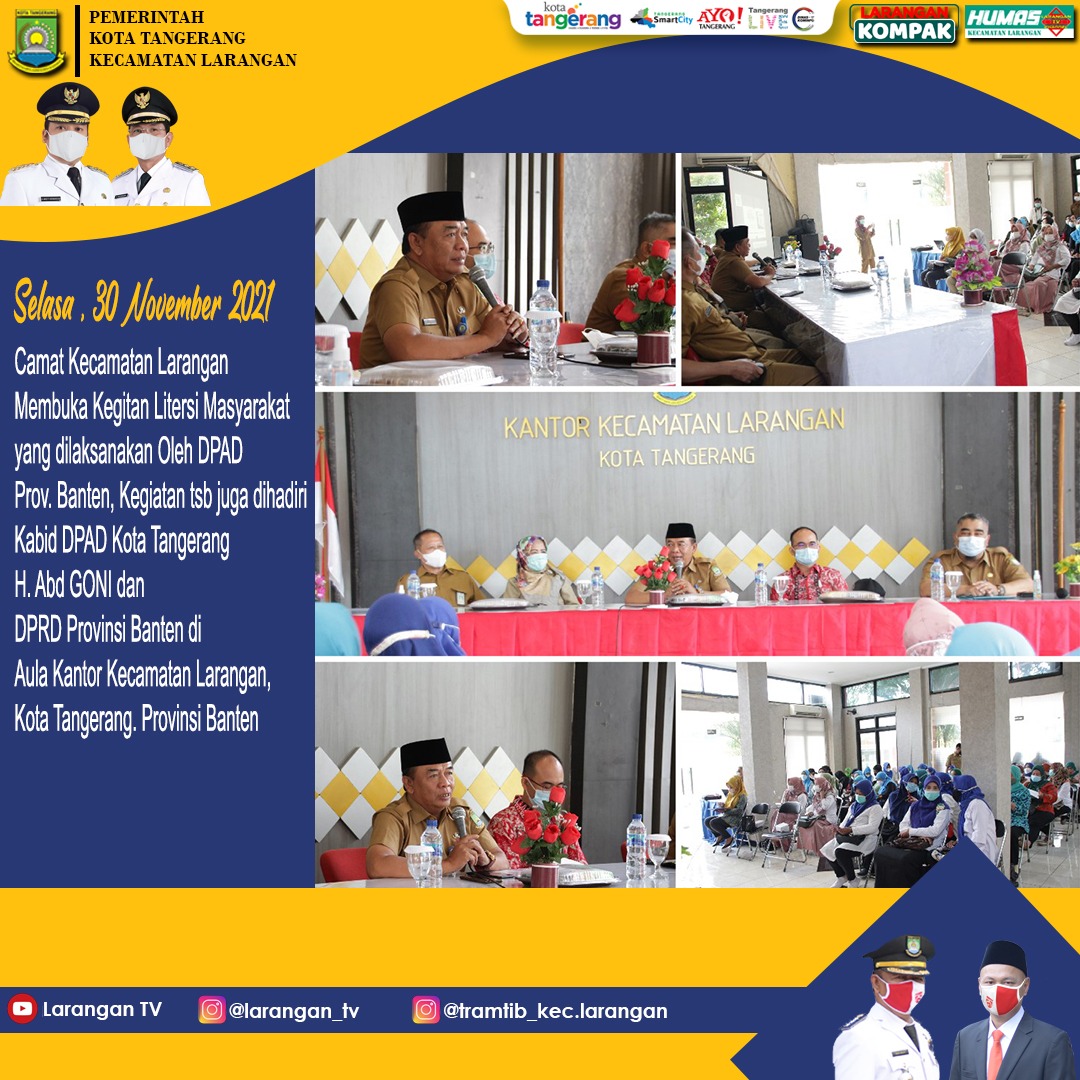 Literasi Masyarakat oleh DPK Banten
