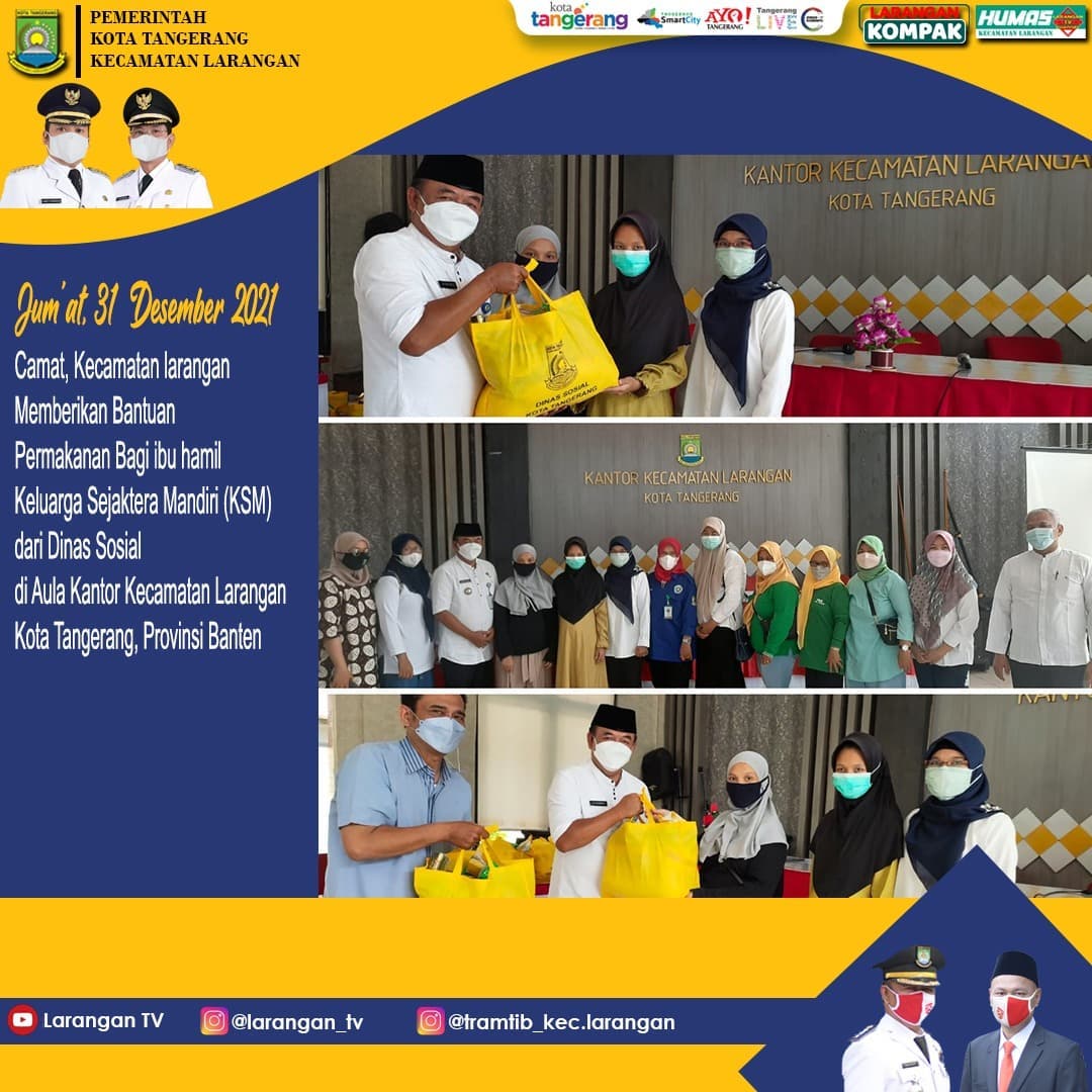 Penyaluran Bantuan Permakanan Bagi Ibu Hamil