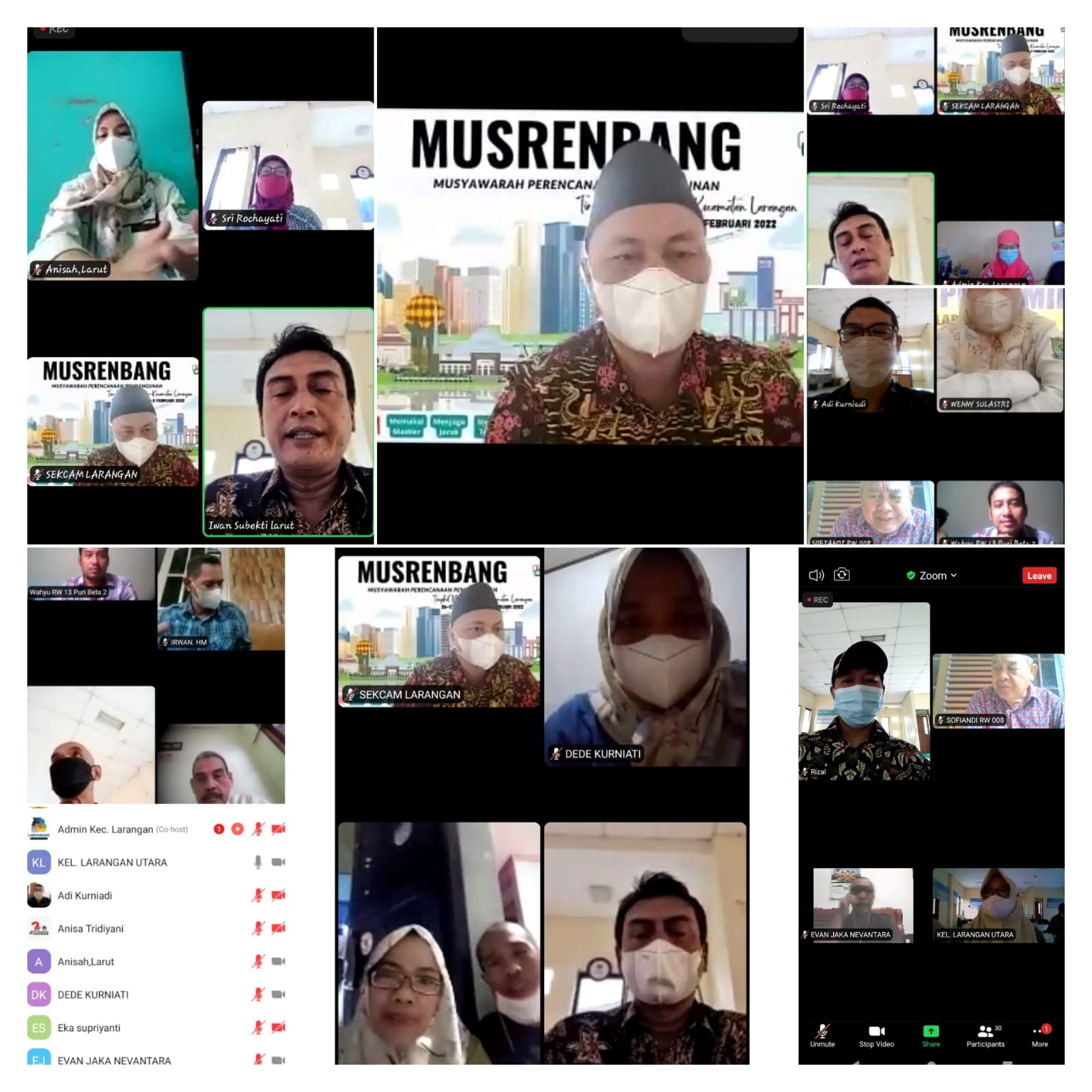 Musrenbang Kelurahan Larangan Utara