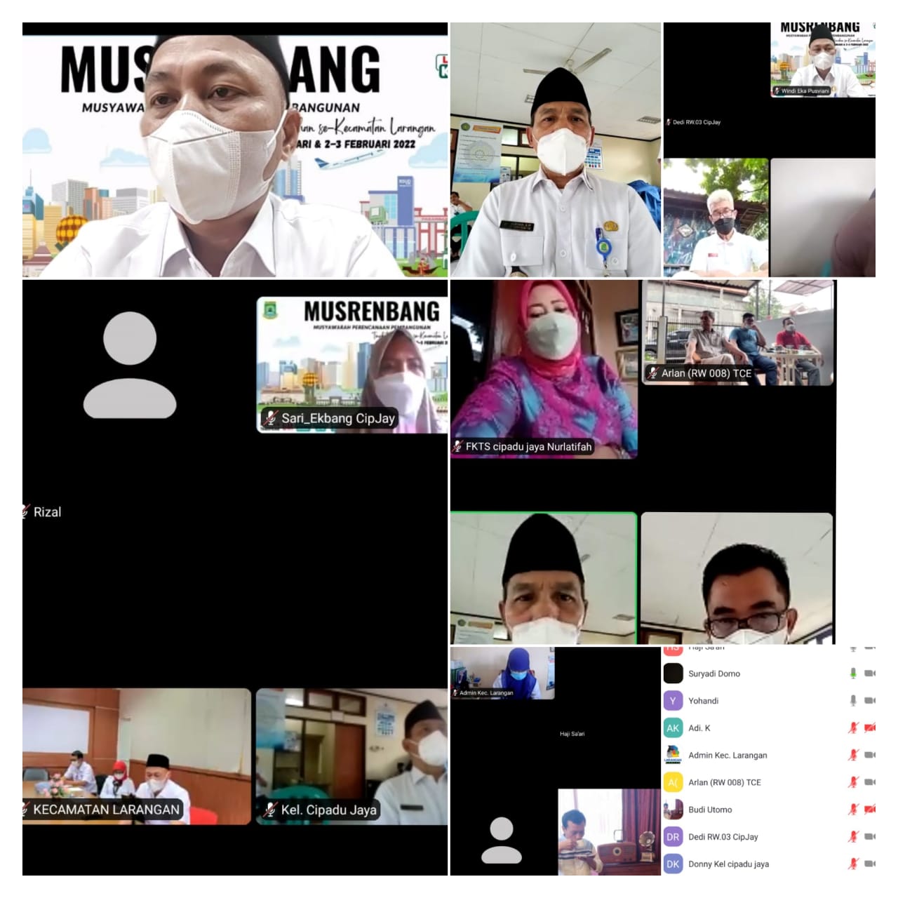 Musrenbang Kelurahan Cipadu Jaya