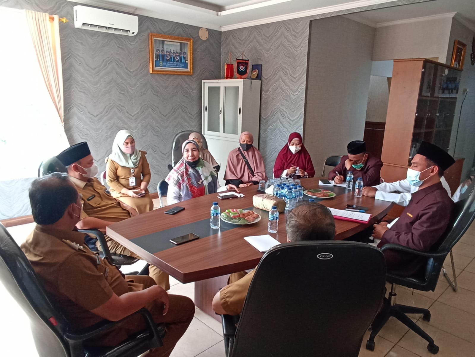 Rapat Koordinasi Dengan DMI Kec. Larangan Terkait Pemberantasan Buta Baca Al-Qur