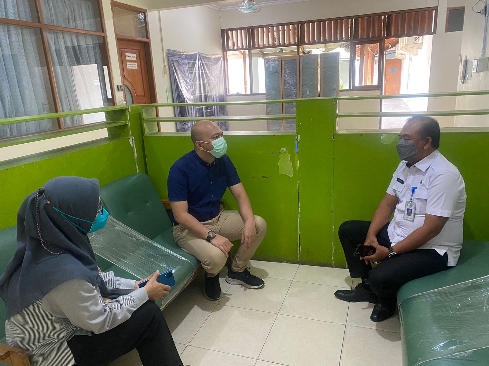 Koordinasi Dengan RS. Aminah Terkait Percepatan Vaksinasi