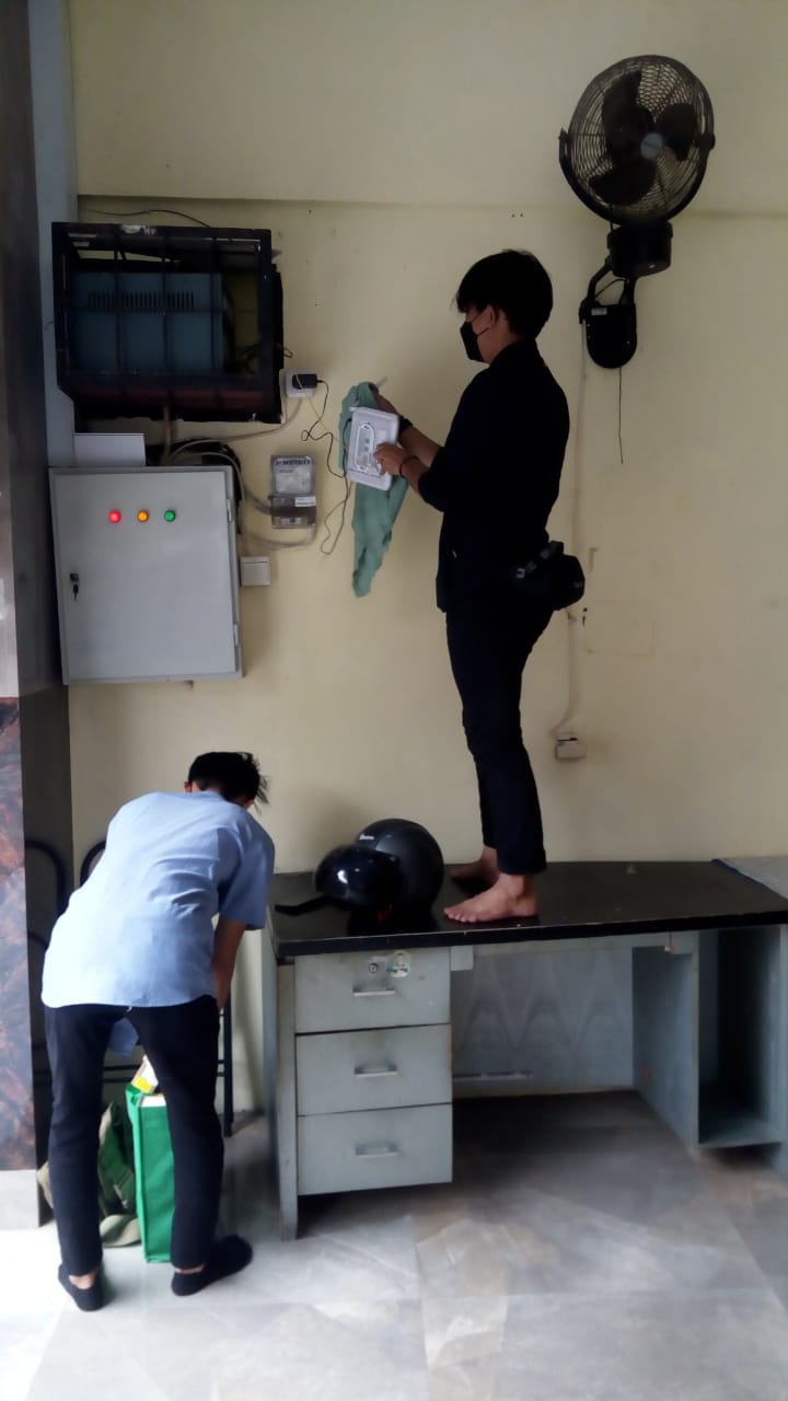 Pemasangan instalasi router RWnet di RW se Kelurahan Cipadu 