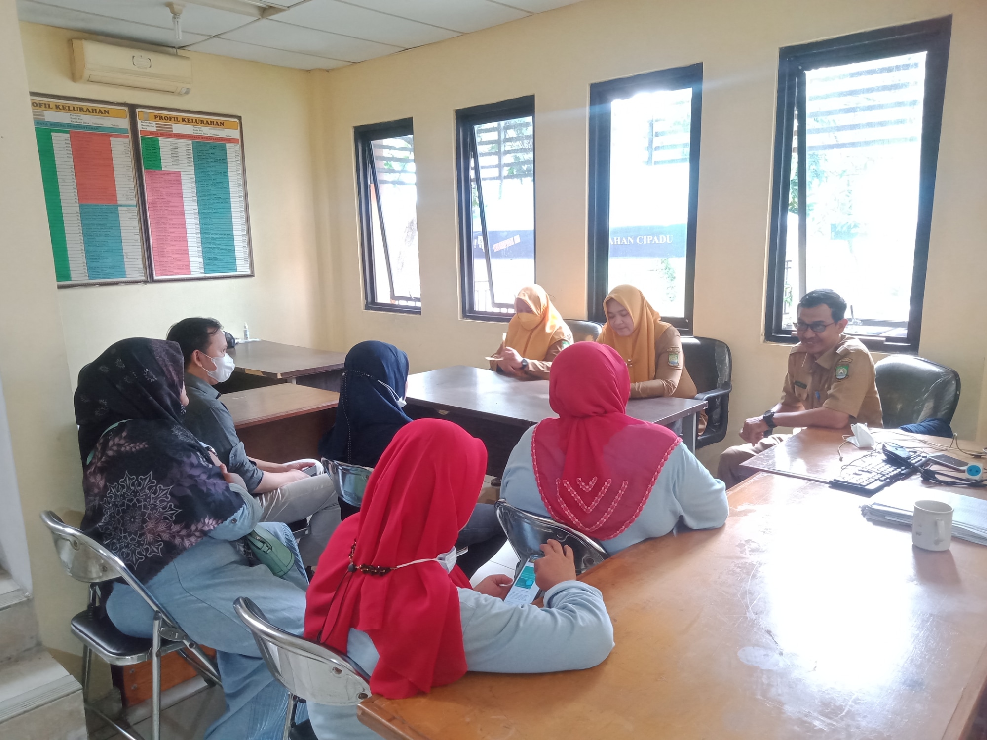 Kunjungan UMKM Kecamatan Larangan ke Kelurahan Cipadu