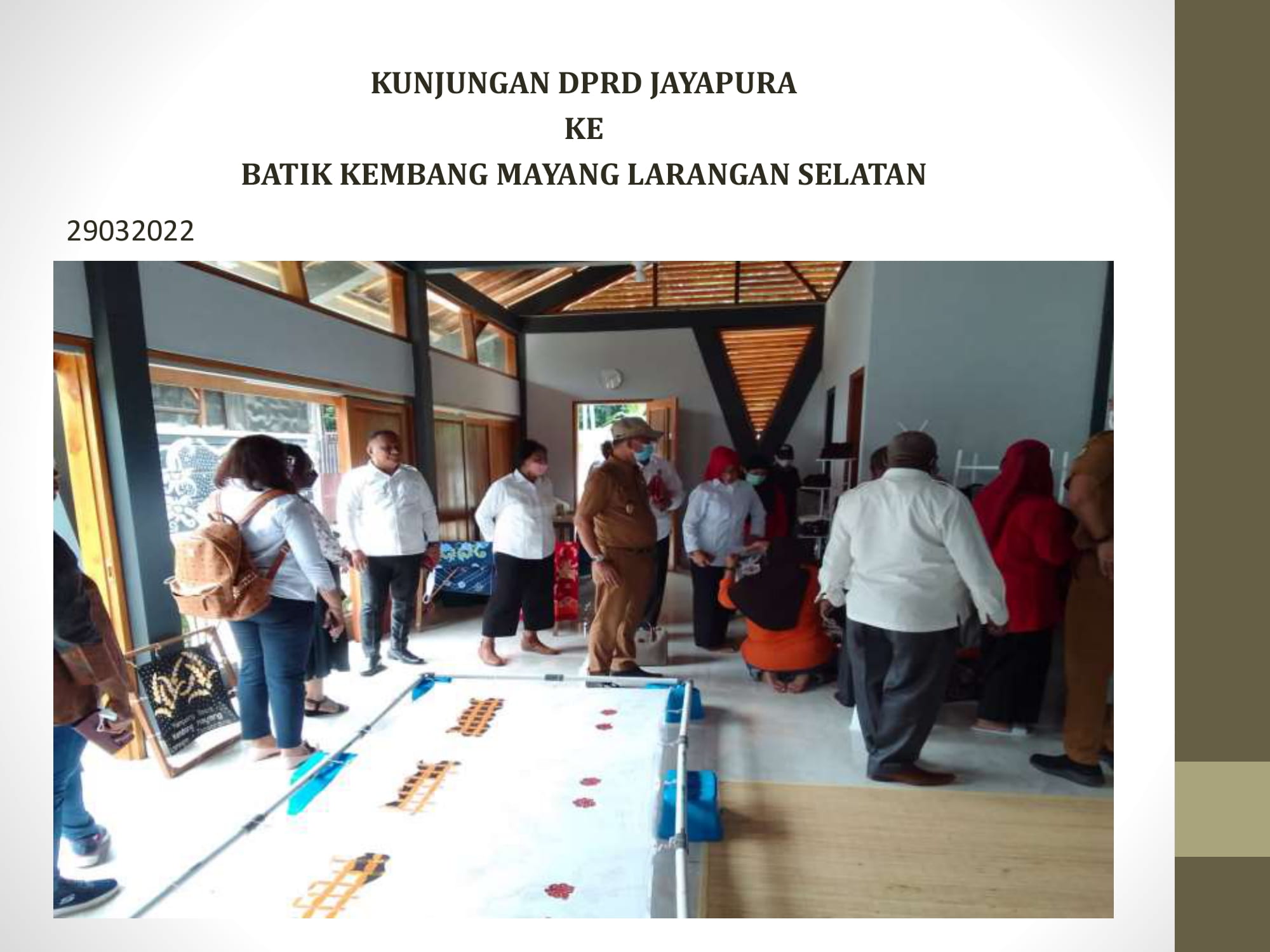 KUNJUNGAN DPRD JAYAPURA 
