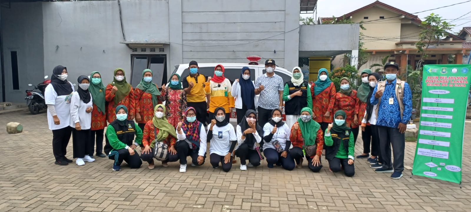 Giat Persiapan Lomba Posbindu Posyandu Delima RW 003