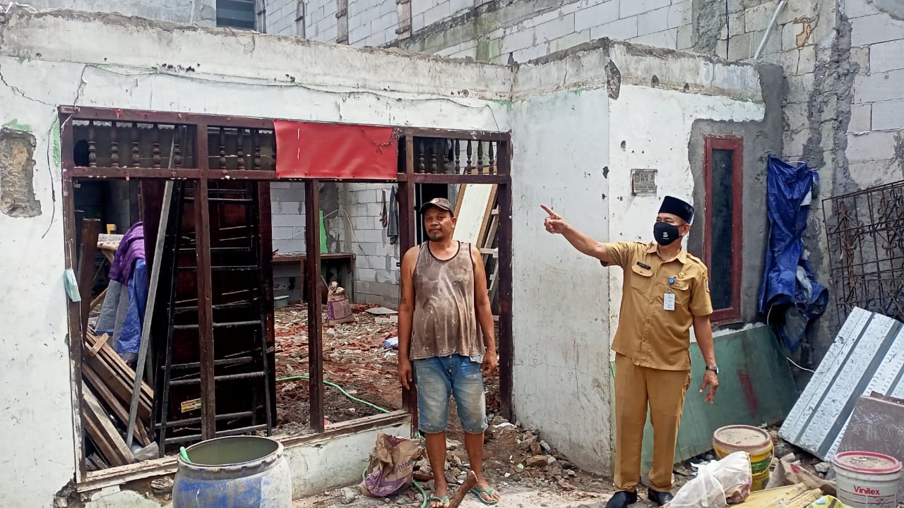 Giat Monitoring Pembangunan Rumah Warga