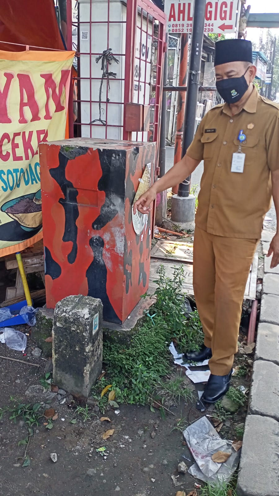 Monitoring kegiatan patok wilayah Provinsi Banten dan  DKI 