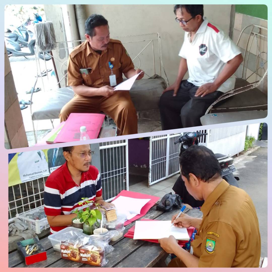 Giat pendistribusian Surat Edaran dari Dinas Catatan Sipil