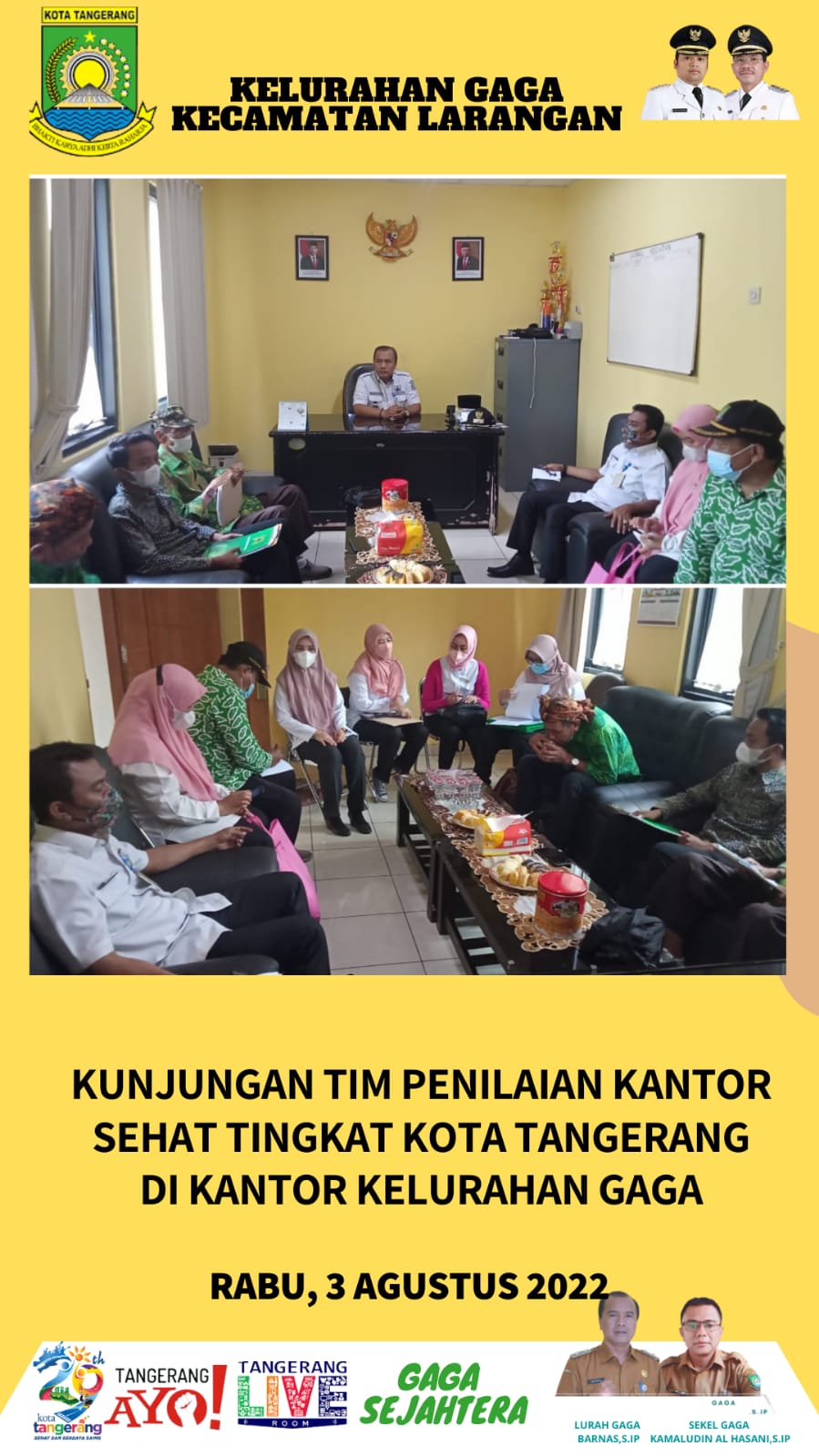 Kunjungan Tim Penilai Kantor Sehat