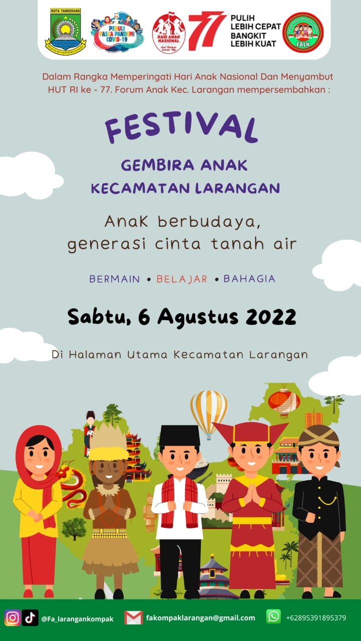 Festival Gembira Anak Kecamatan Larangan