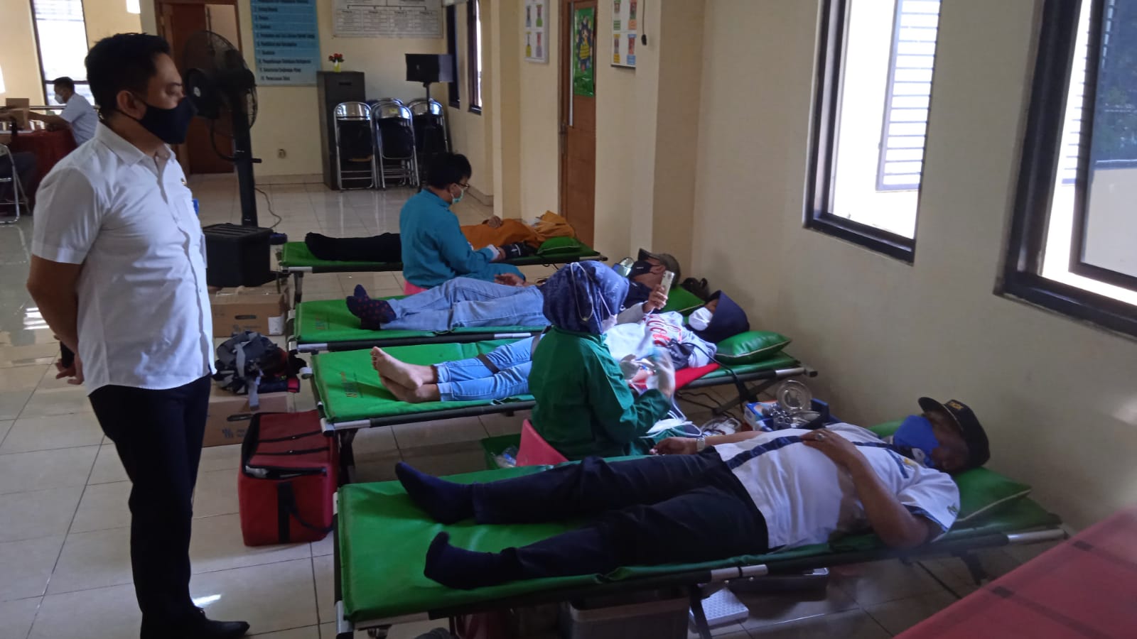Giat Donor Darah dalam Rangka HUT RI Ke-77