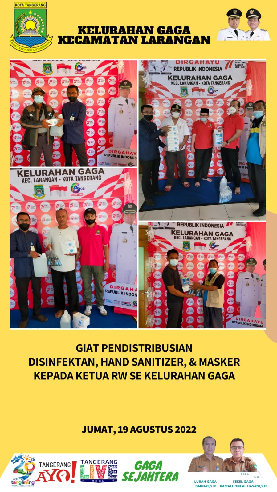 Giat Pendistribusian Alat Kesehatan 