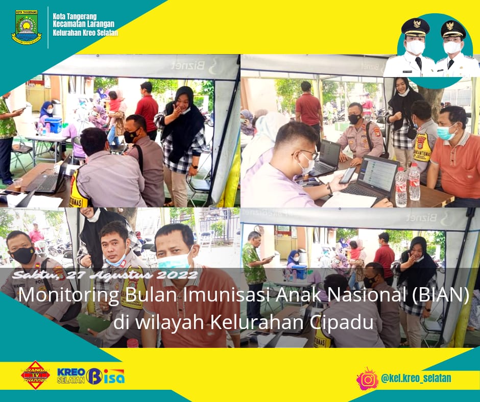 MONITORING BIAN DI KELURAHAN CIPADU