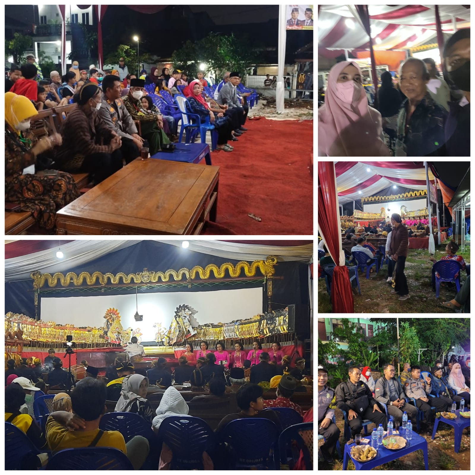 Pagelaran Wayang Kulit dalam rangka memeriahkan  HUT RI ke- 77