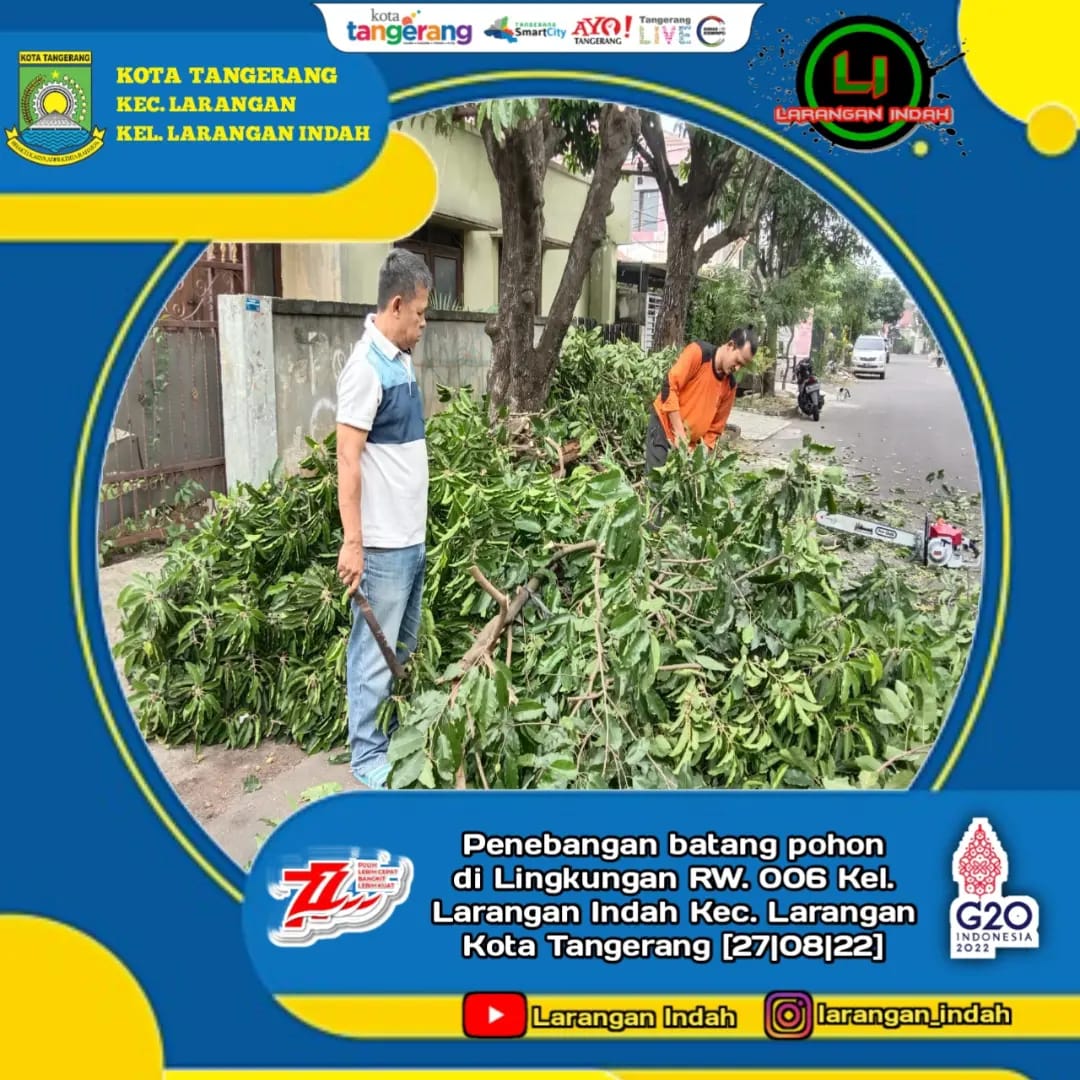 Penebangan batang pohon