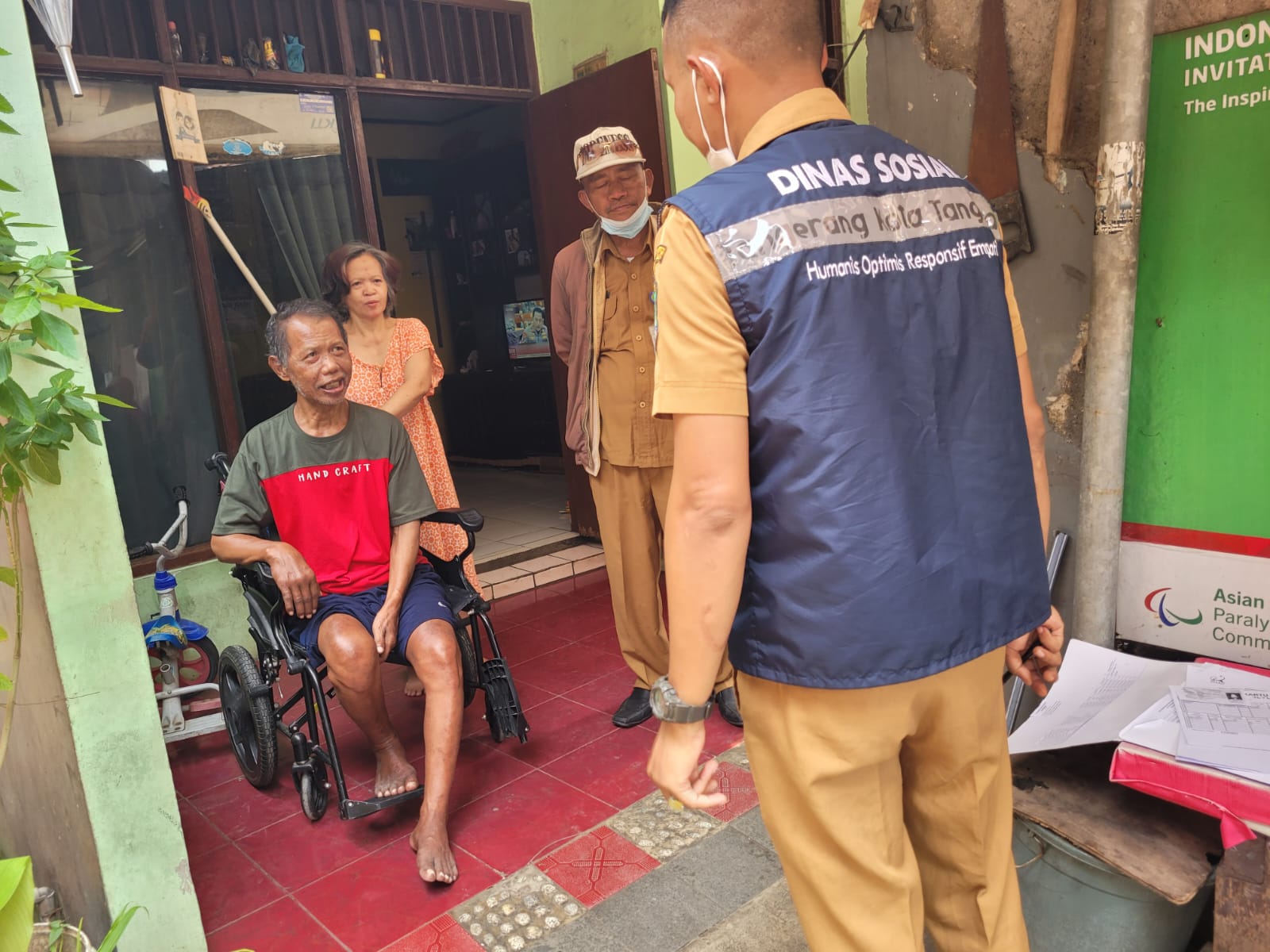 Verifikasi Calon Penerima Bantuan Kursi Roda