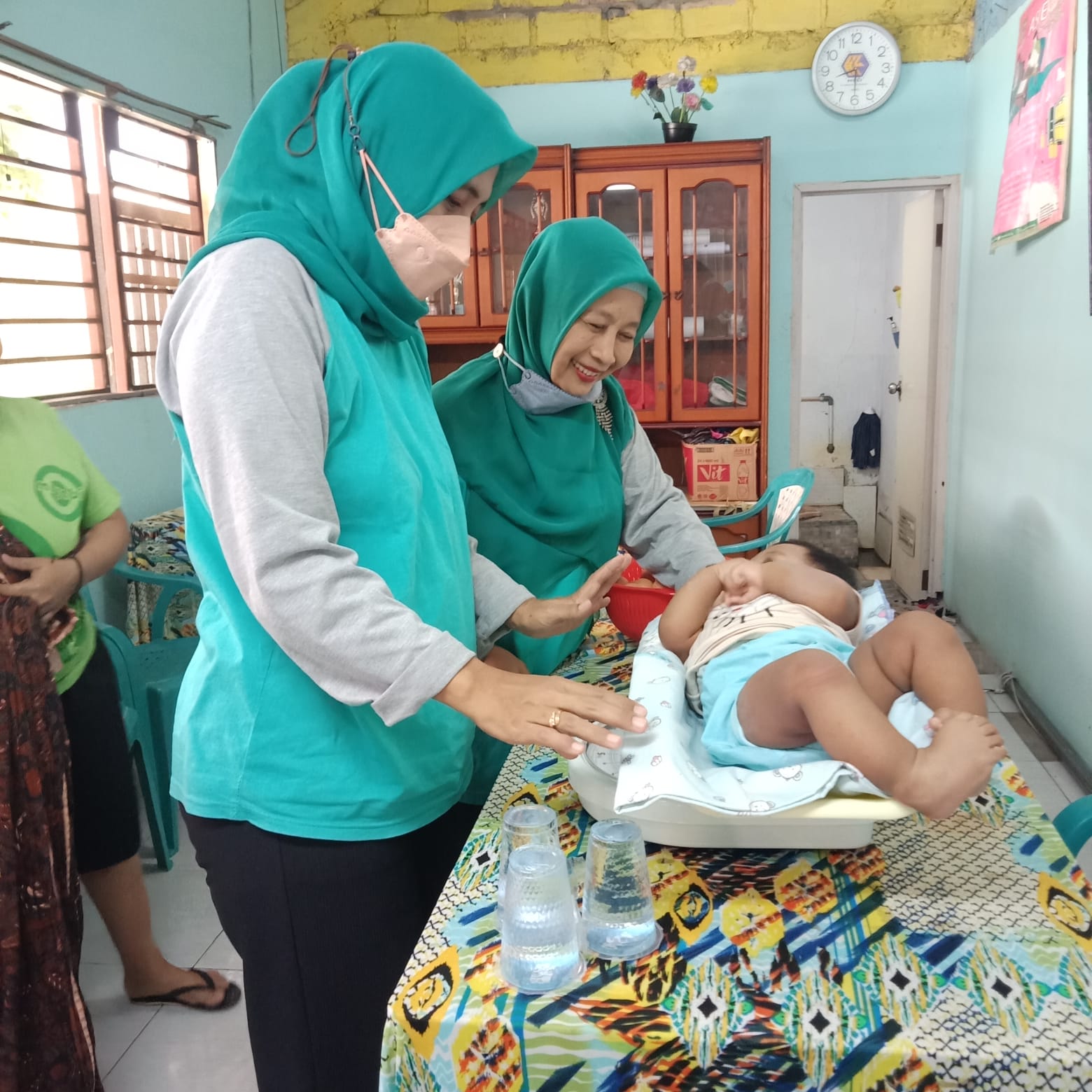 Giat monitoring pelayanan Posyandu Pear Hijau RW. 011