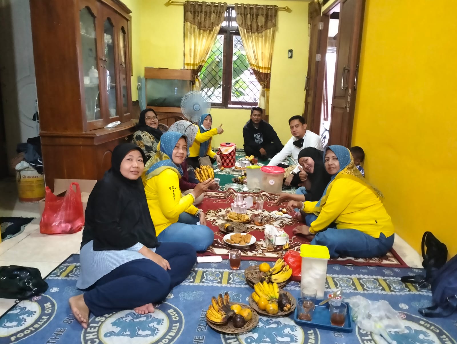 Rapat evaluasi pencapaian Imunisasi BIAN dengan kader2 Posyandu