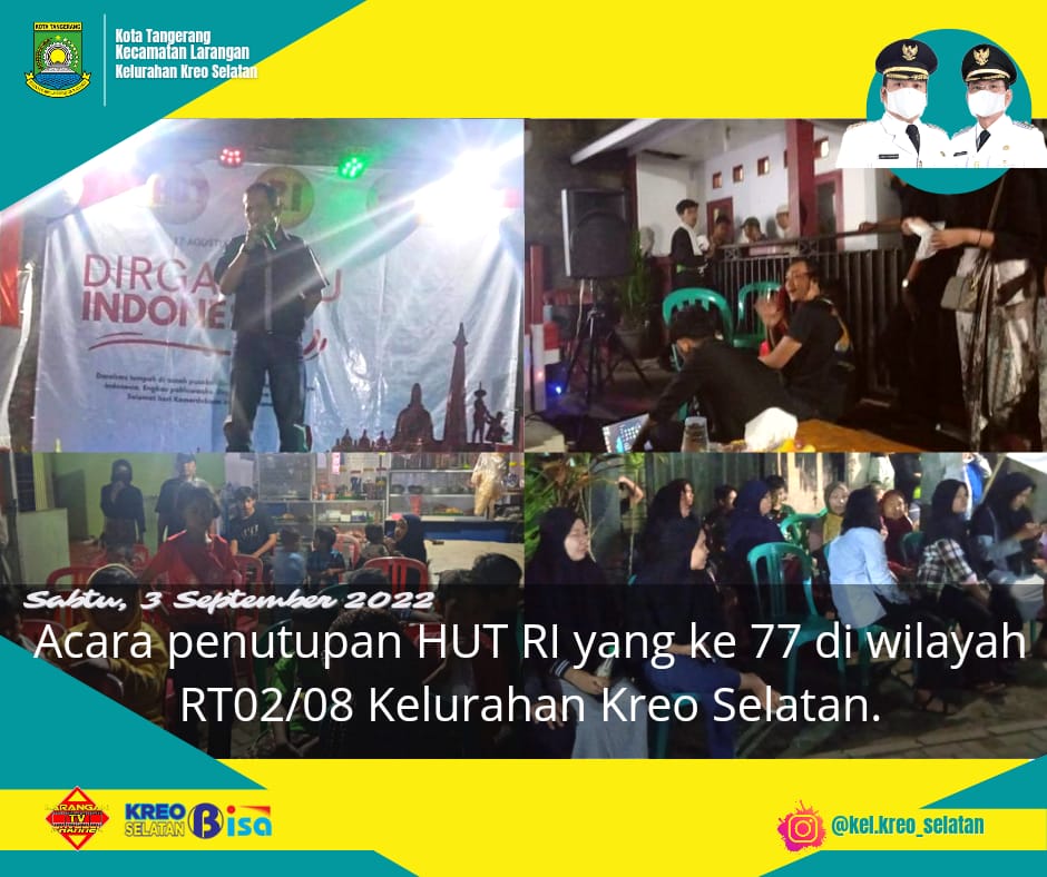 MALAM PUNCAK HUT - RI KE - 77 DI WILAYAH RW. 008