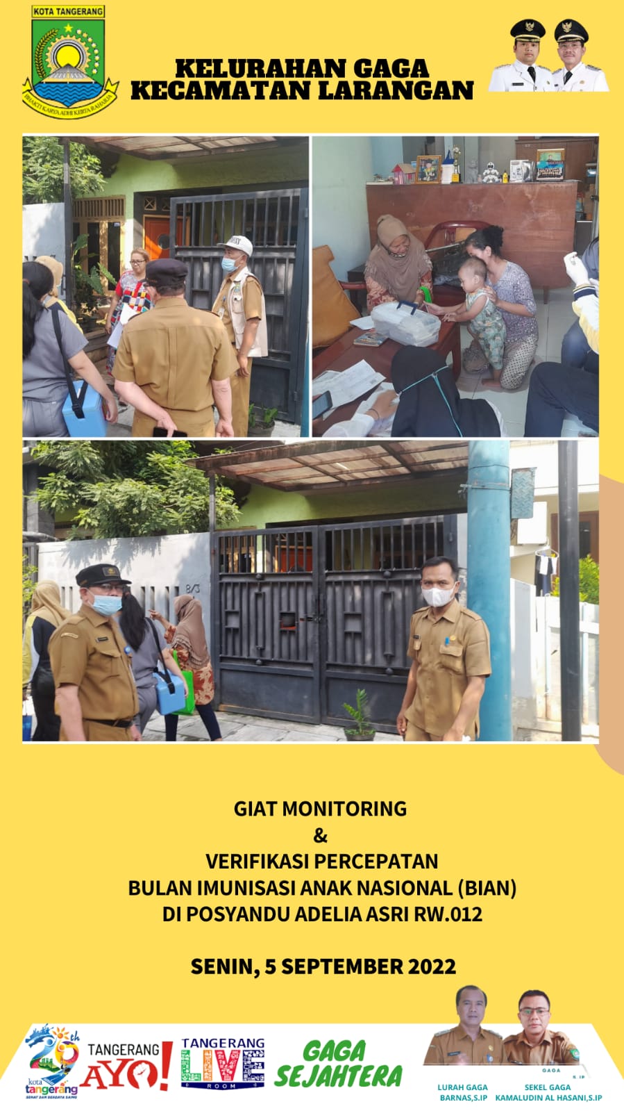 Monitoring BIAN Posyandu Adelia Asri