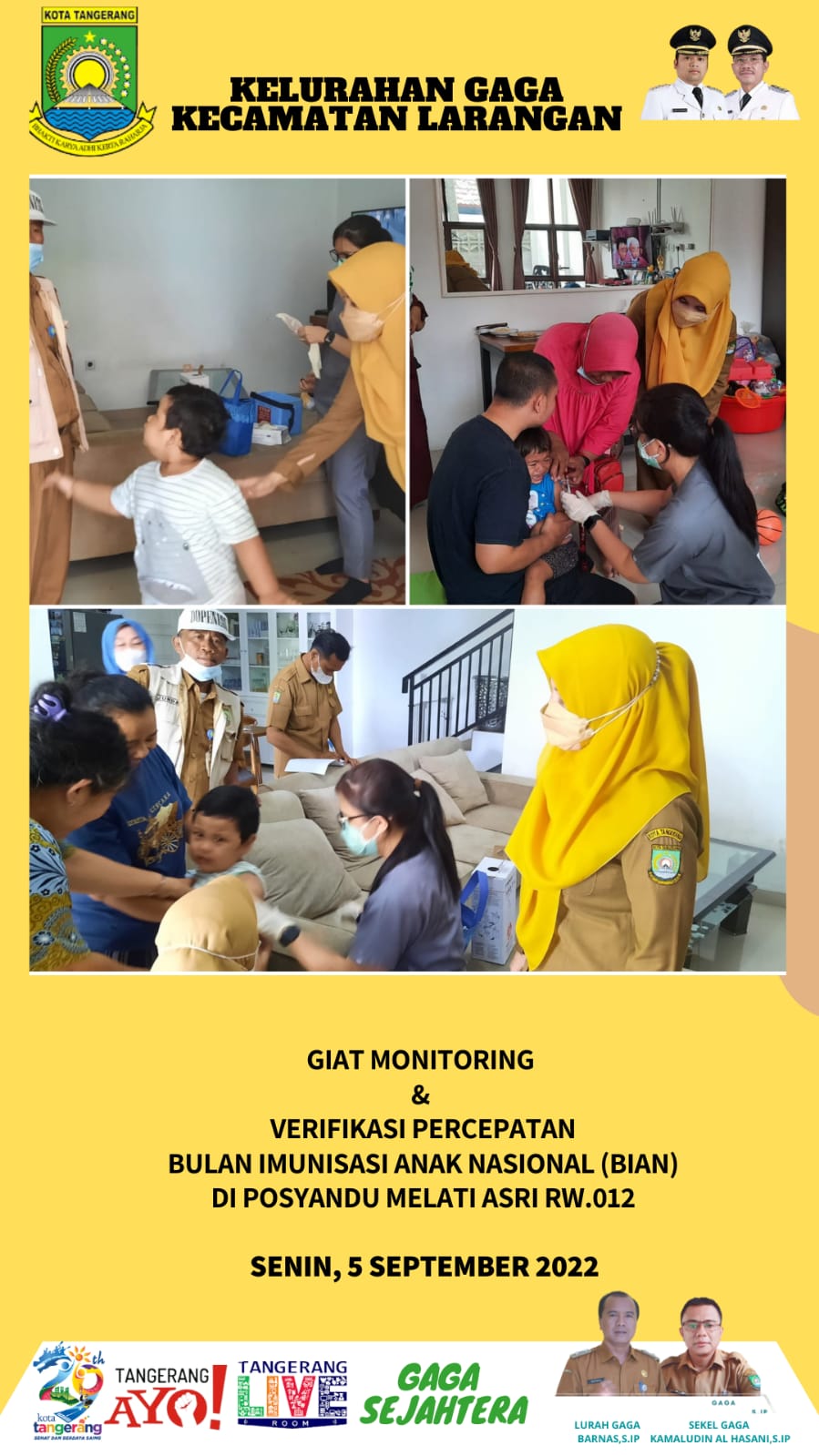 Monitoring BIAN Posyandu Melati Asri