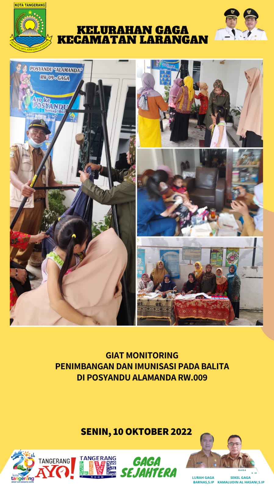 Penimbangan Bayi dan Balita Posyandu Alamanda