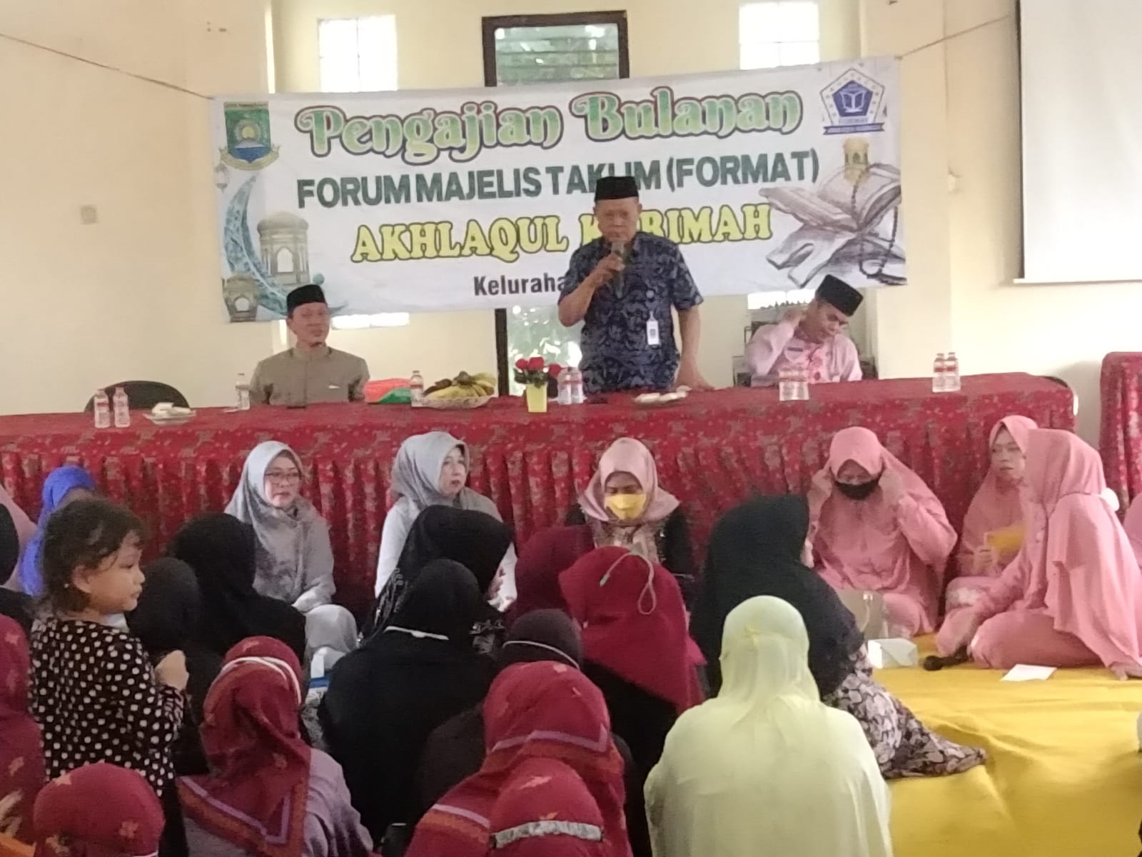 Giat pengajian rutin bulanan Forum Majelis Taklim ( FORMAT ) Akhlaqul Karimah 