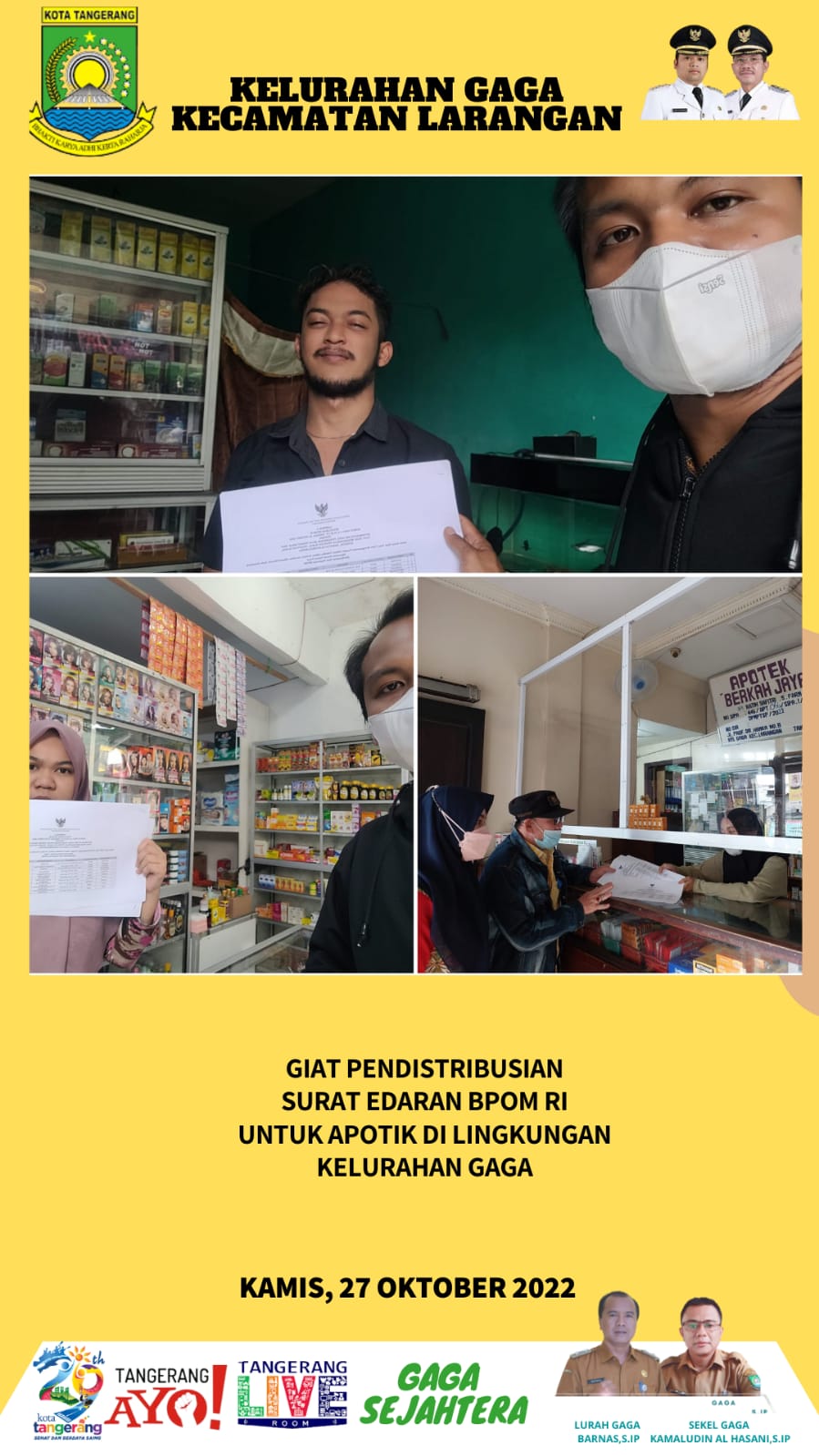 Giat Pendistribusian Edaran BPOM RI 