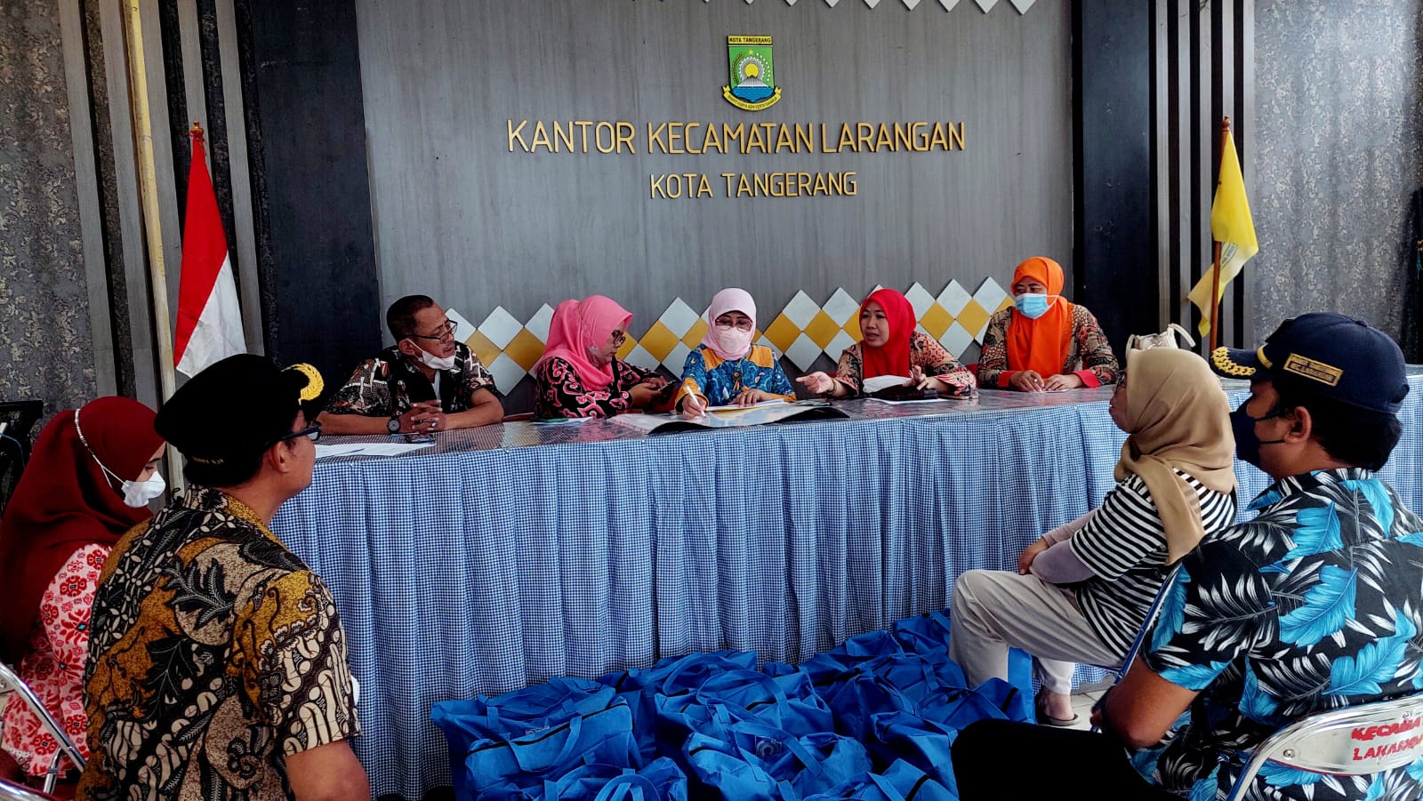 RAPAT KOORDINASI BERSAMA KASI KEMASAYARAKAT SE - KECAMATAN LARANGAN