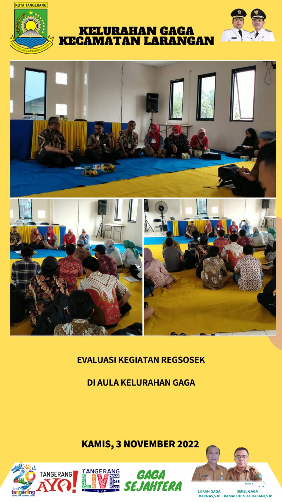 Evaluasi Kegiatan Regsosek