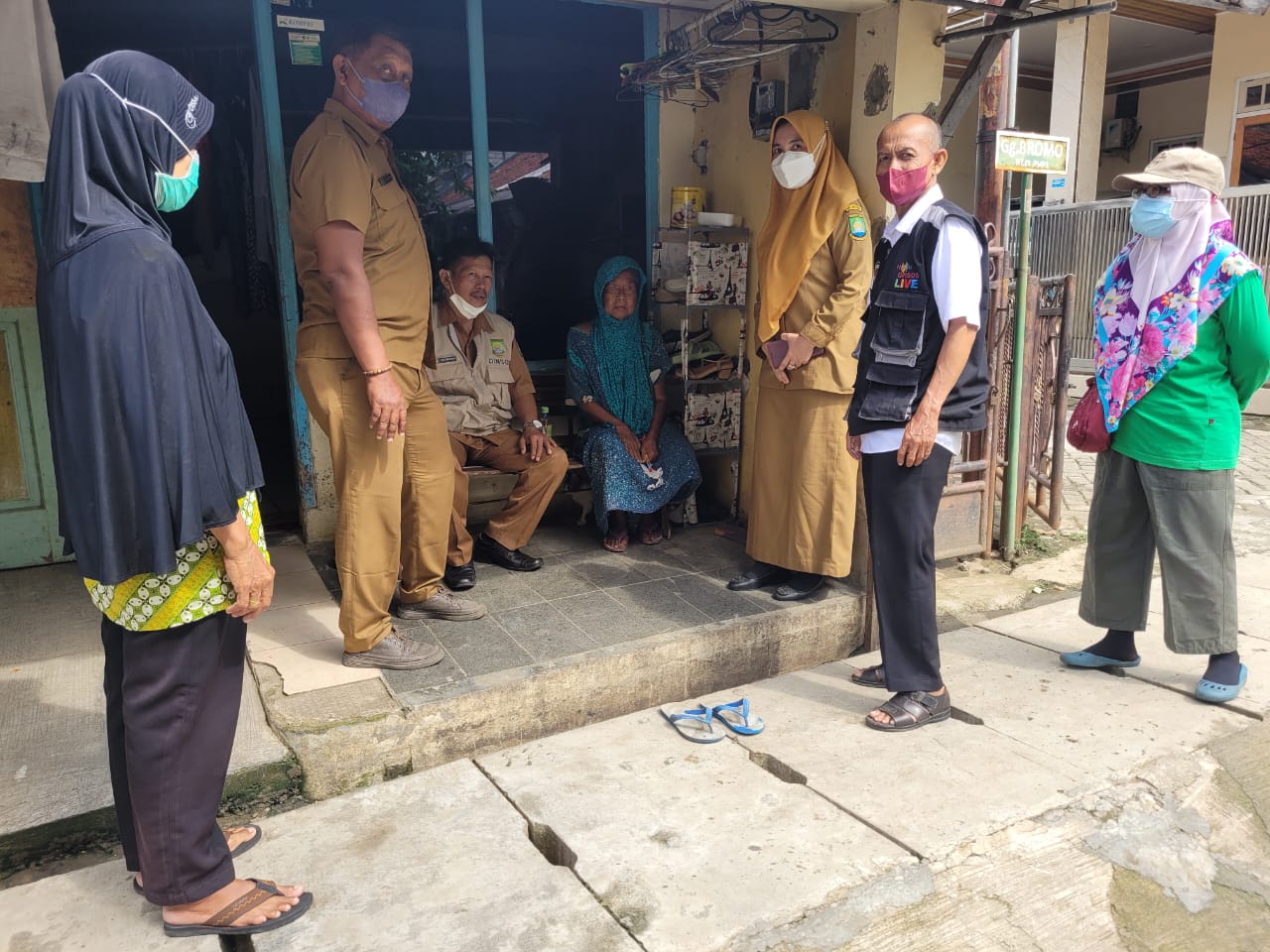 Kunjungan Dinas Sosial Bagi Lansia