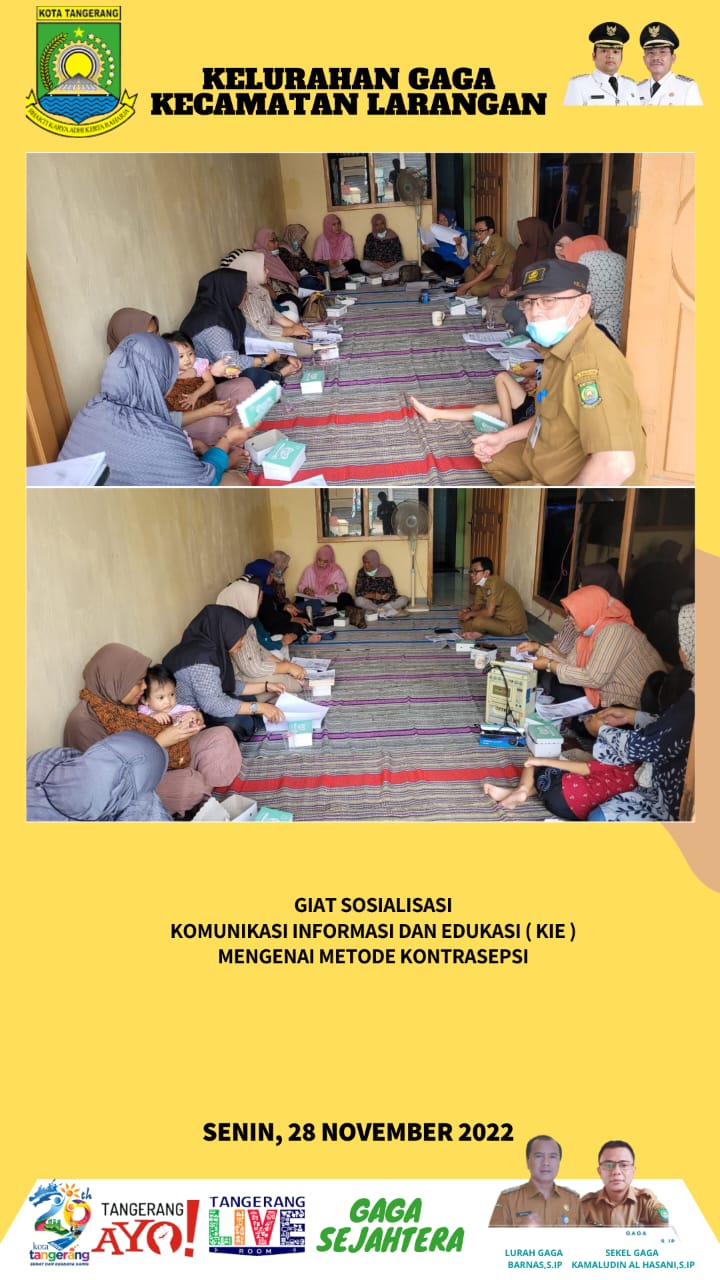 SOSIALISASI KIE KELURAHAN GAGA