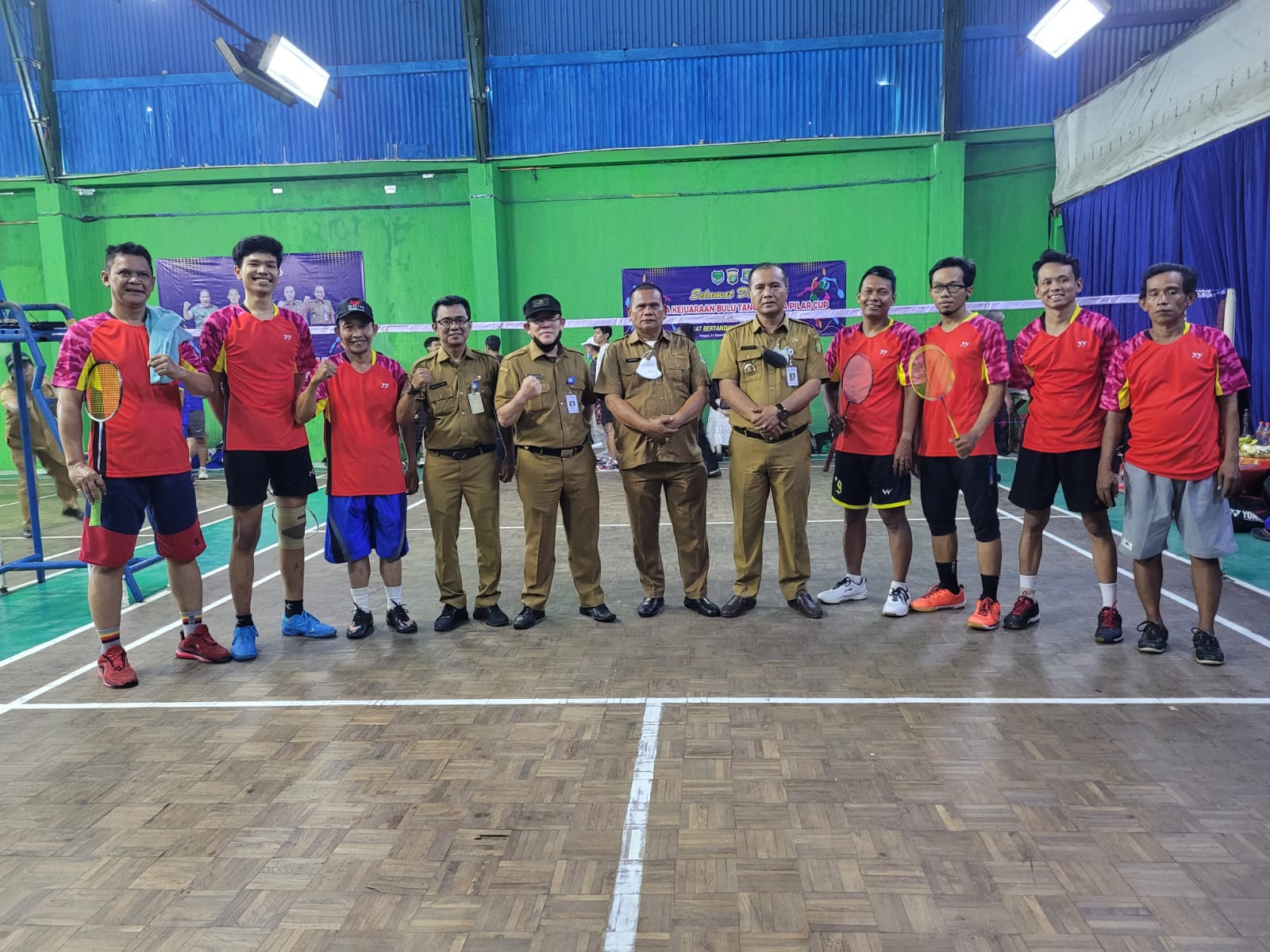 Monitoring Pelaksanaan Lomba Bulutangkis 3 Pilar