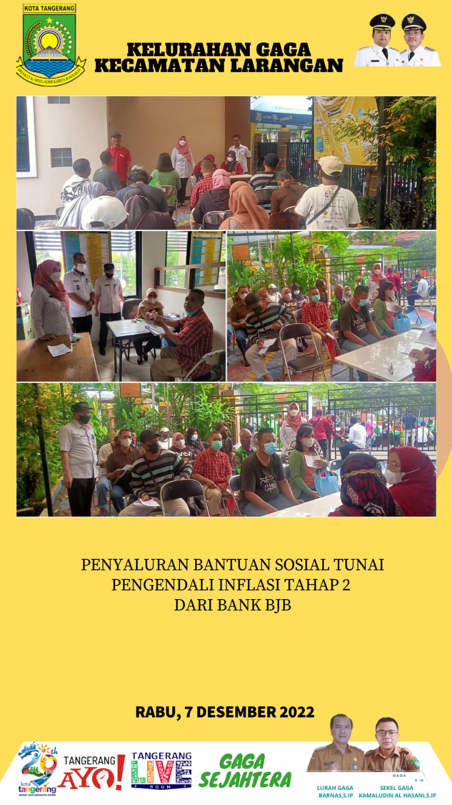 Pembagian BLT BBM Kelurahan Gaga