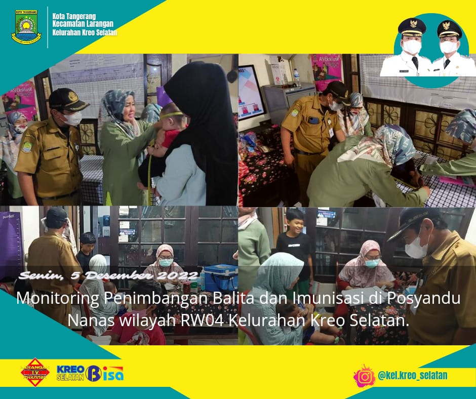 MONITORING KEGIATAN POSYANDU NANAS DI RW. 004