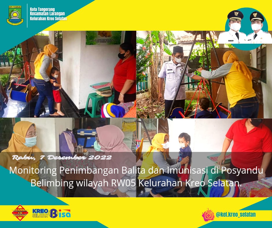 MONITORING KEGIATAN POSYANDU BELIMBING RW. 005