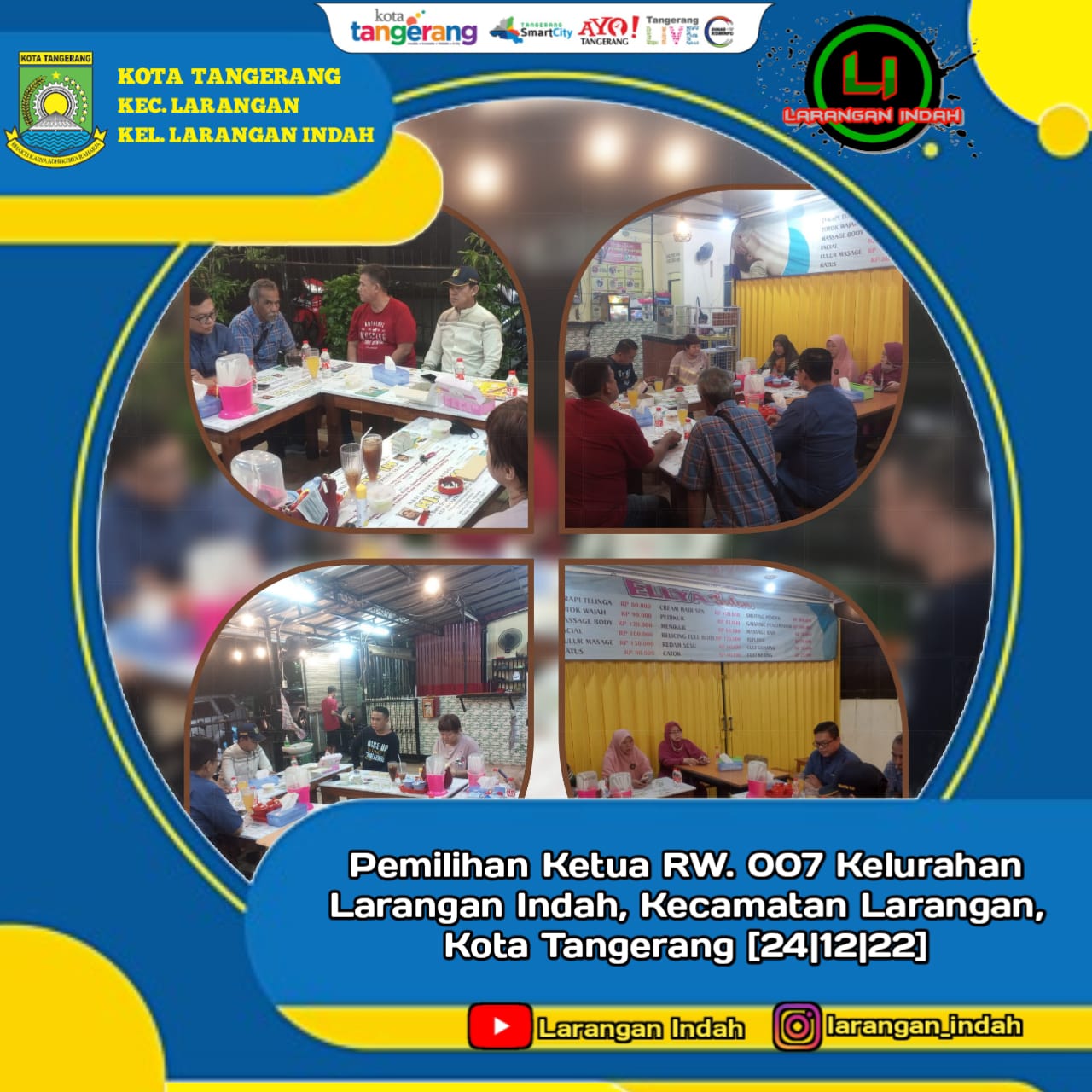 Pemilihan ketua RW. 007 Kel. Larangan Indah