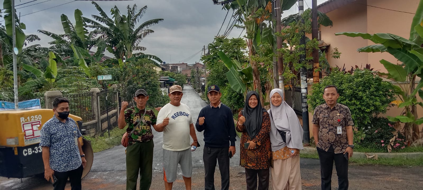 Monitoring Pembangunan Jalan Lingkungan