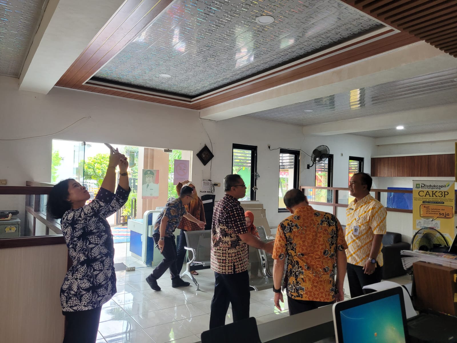 Menerima Kunjungan Inspektorat
