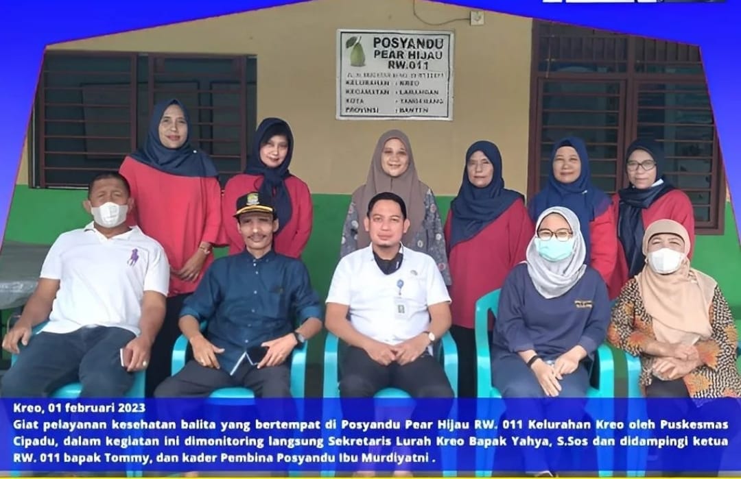 Giat Pelayanan Posyandu Pier Hijau RW. 011